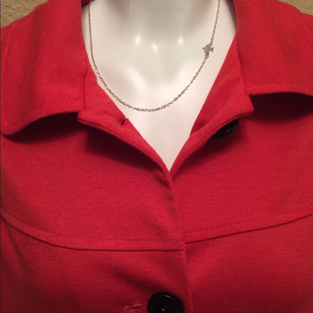 SALE
 Notations Crop Stretch Jacket Blazer CapeB1 - Picture 3 of 8